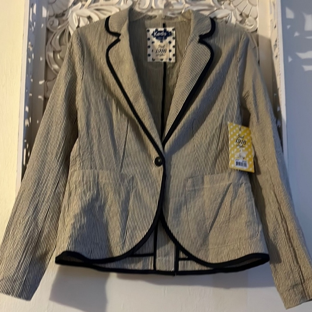 NWT Keds striped blazer